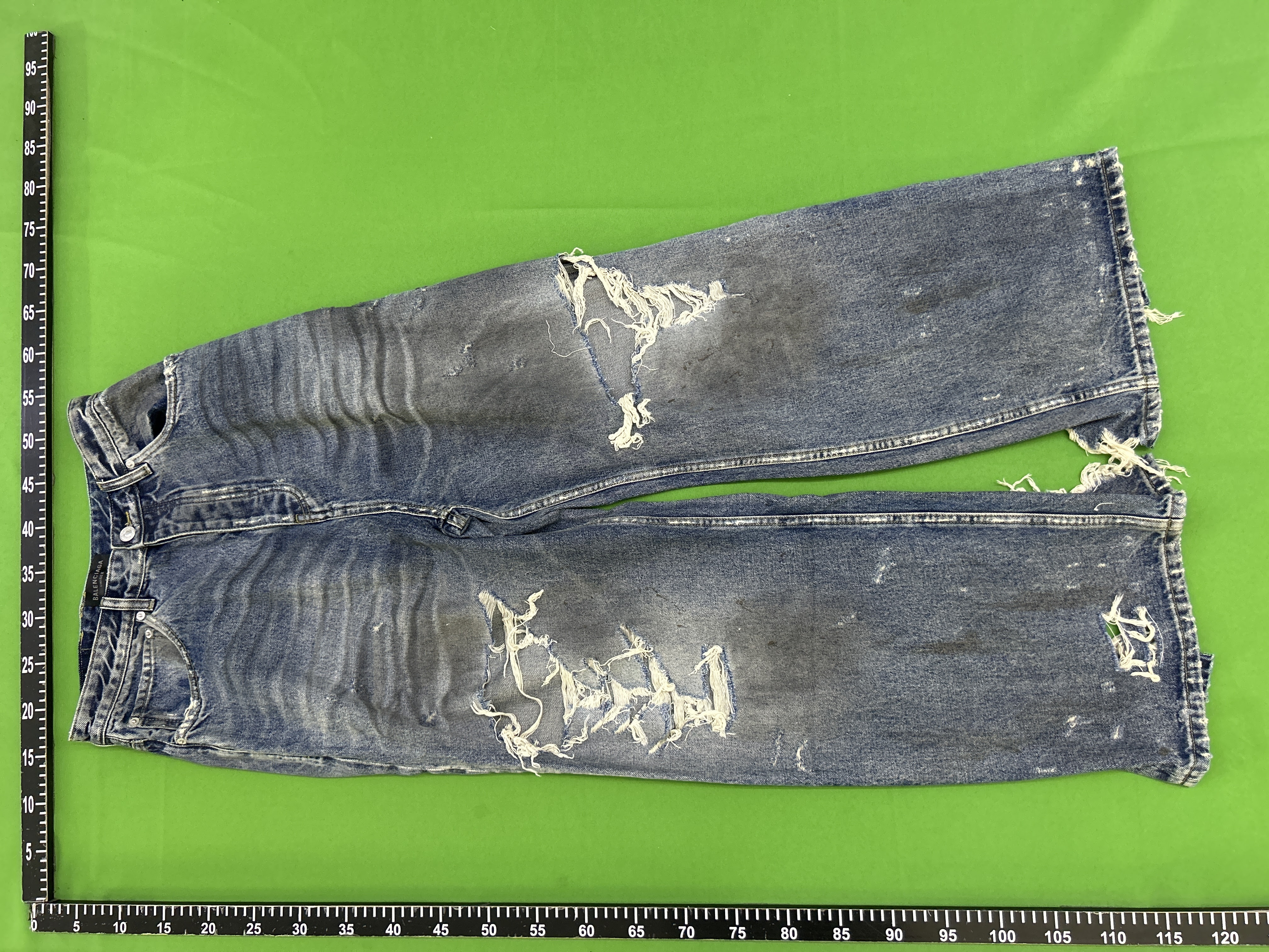Balenciaga Destroyed Mud Jeans (MVT Batch)