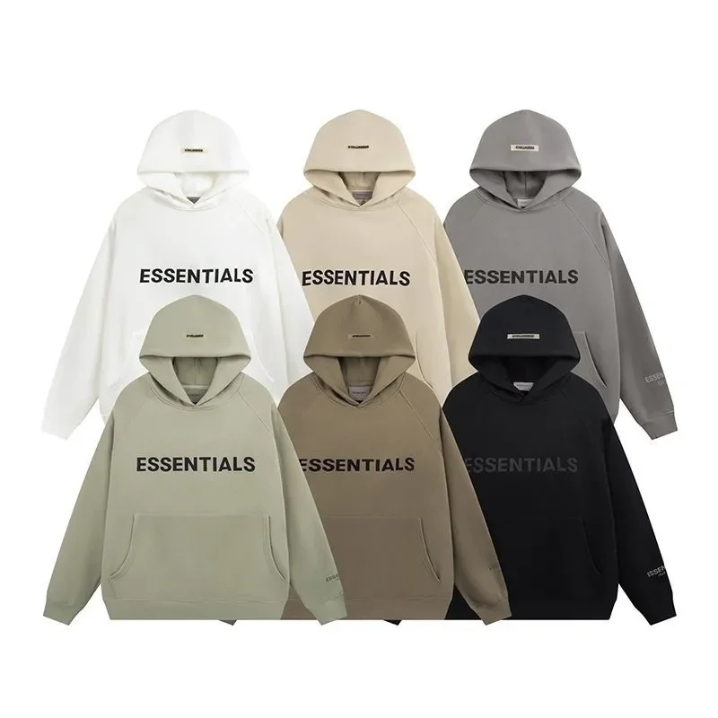 Essentials Hoodie (Cream, Gray, Black)
