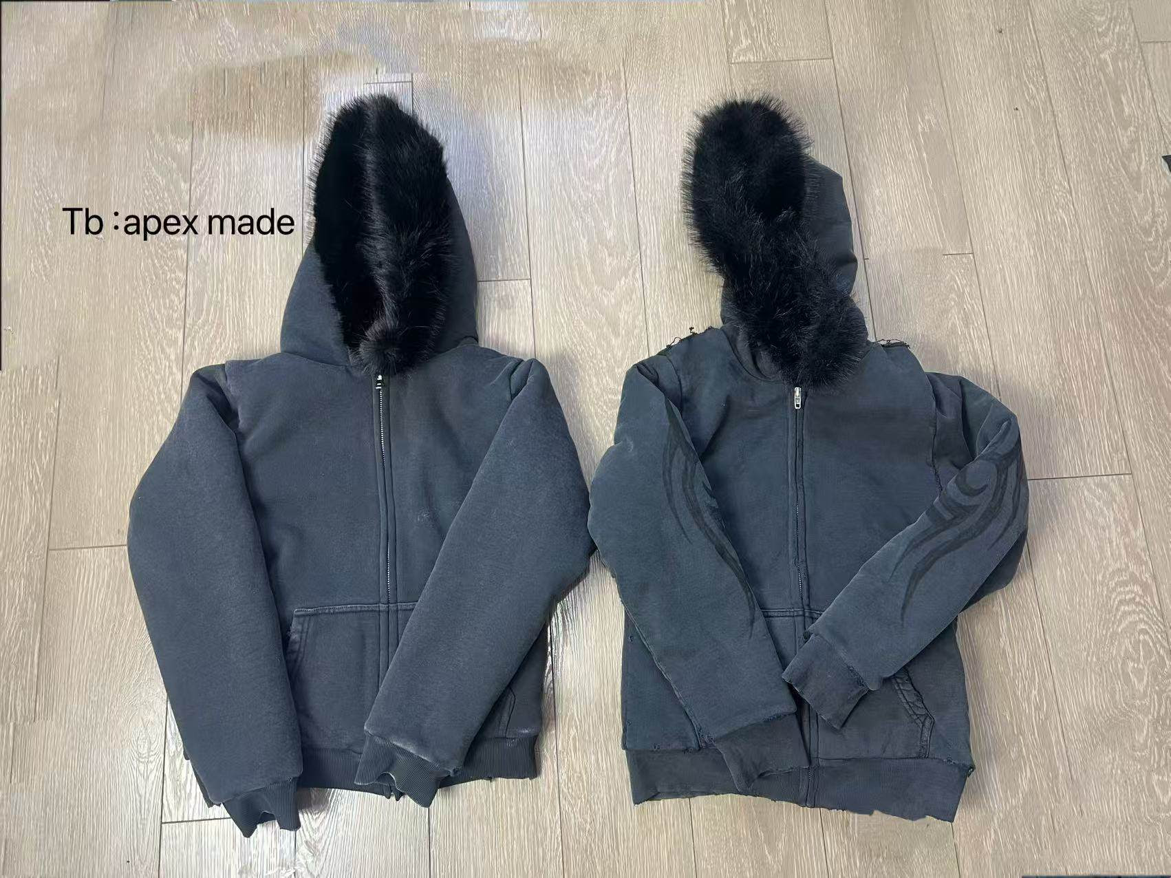Balenciaga Tribal Fur Hoodie