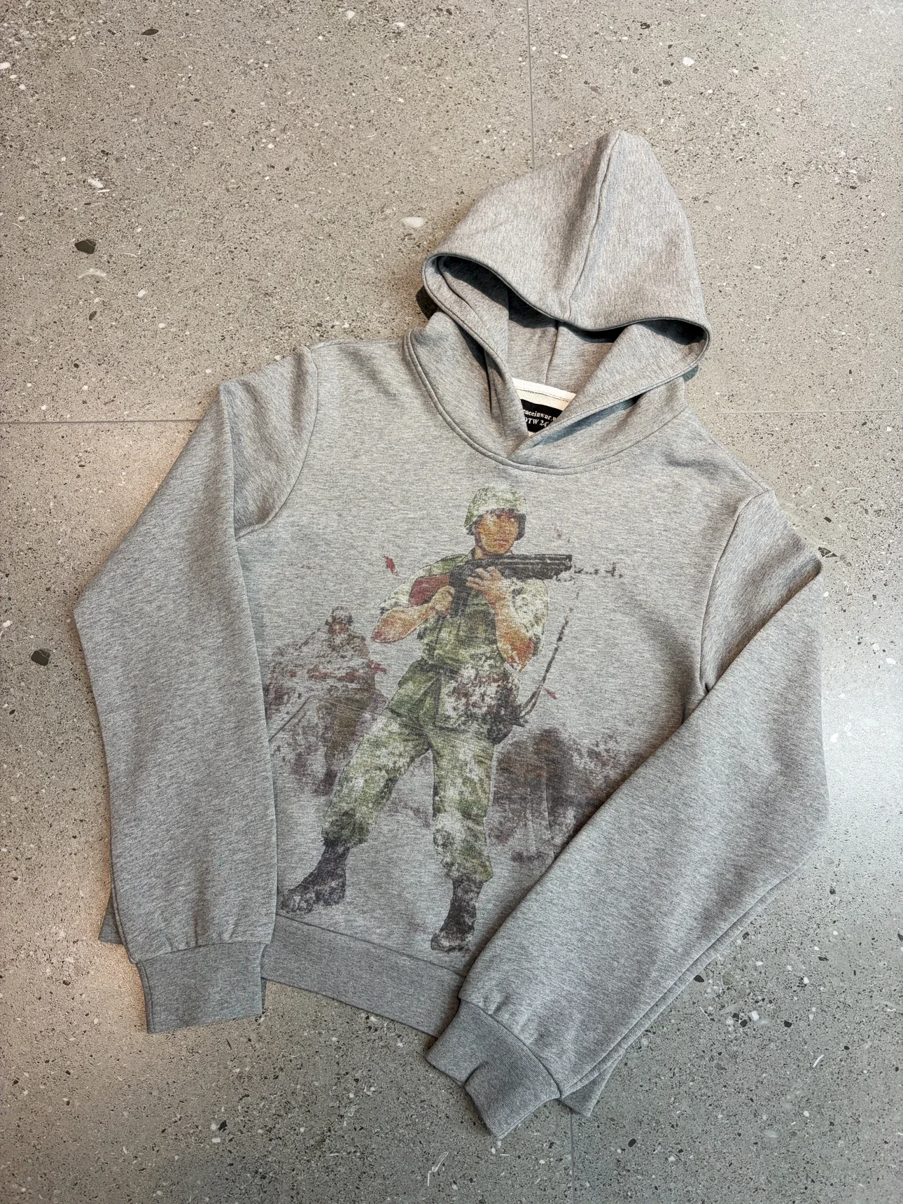 Peaceinwar Soldier Hoodie (100% Cotton)