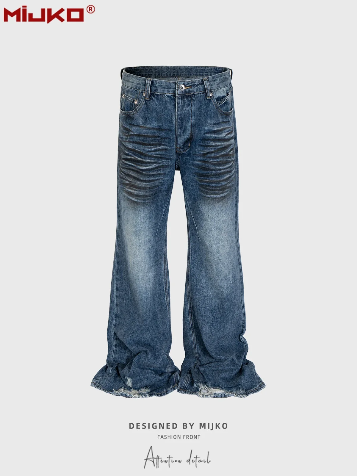 MIJKO Dirty Cat Jeans