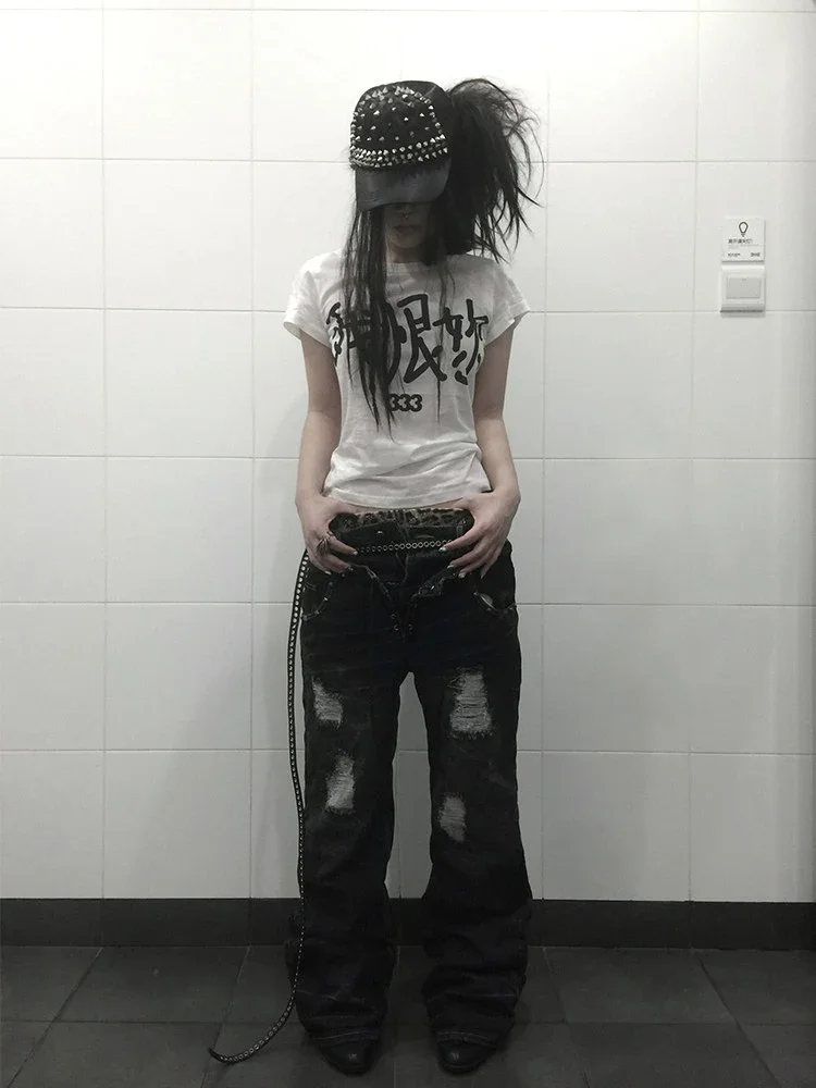 4AM Double Waist Jeans
