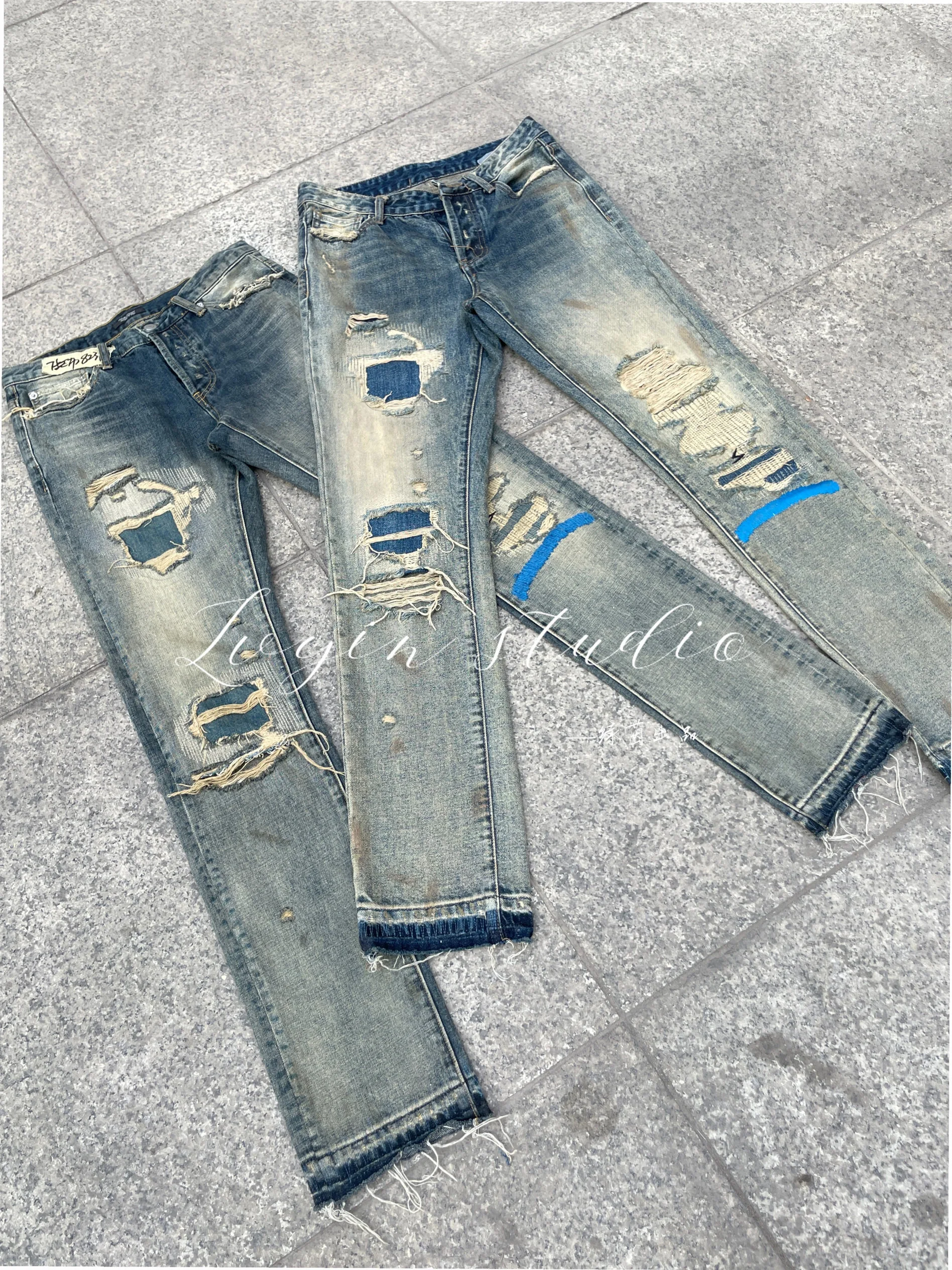 Undercover 68Aw Ripped Jeans
